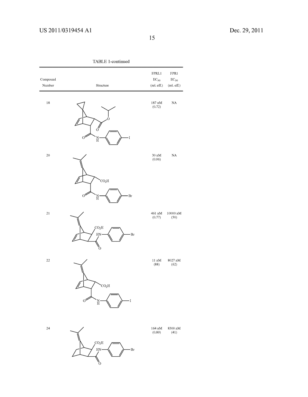 DERIVATIVES OF CYCLOALKYL- AND CYCLOALKENYL-1,2-DICARBOXYLIC ACID     COMPOUNDS HAVING FORMYL PEPTIDE RECEPTOR LIKE-1 (FPRL-1) AGONIST OR     ANTAGONIST ACTIVITY - diagram, schematic, and image 16