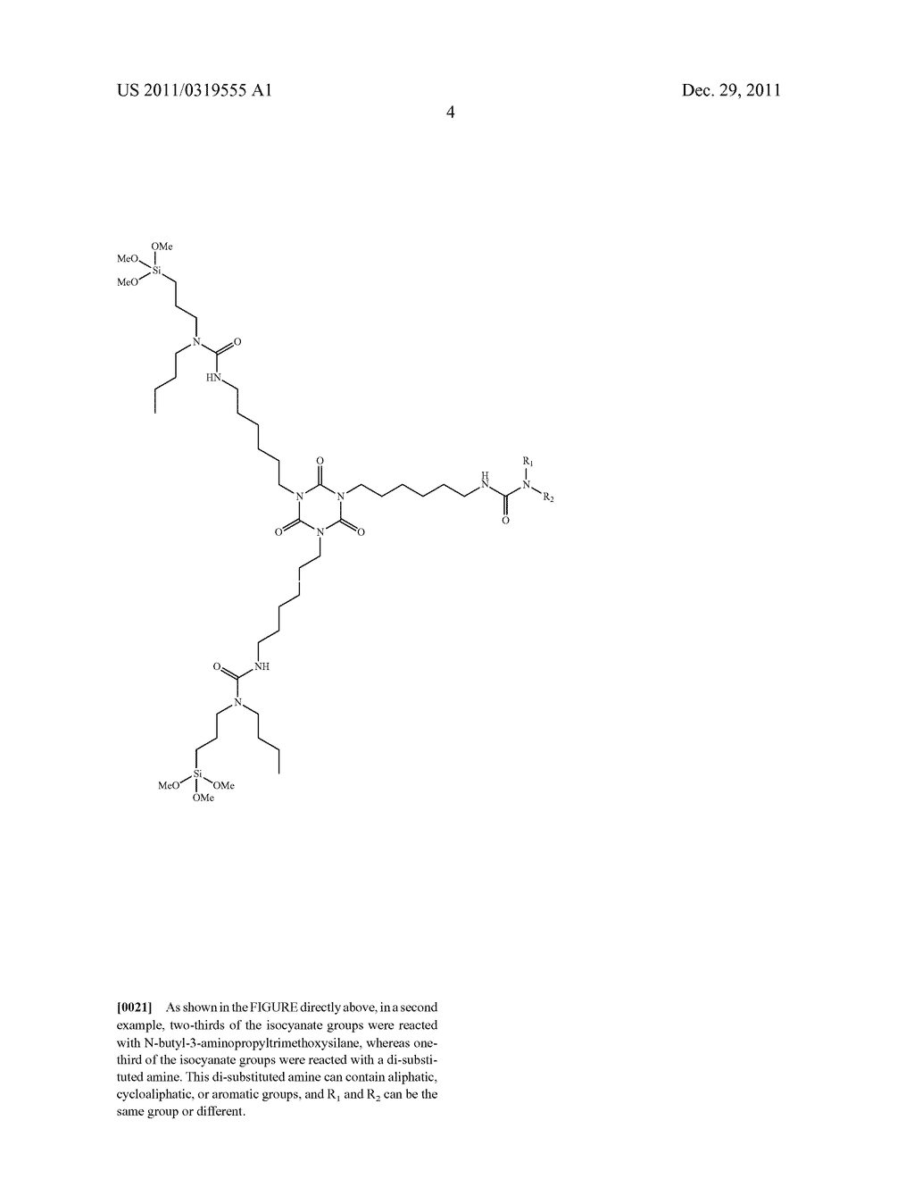 SINGLE-COMPONENT COATING HAVING ALKOXYSILANE-TERMINATED N-SUBSTITTUED UREA     RESINS - diagram, schematic, and image 05