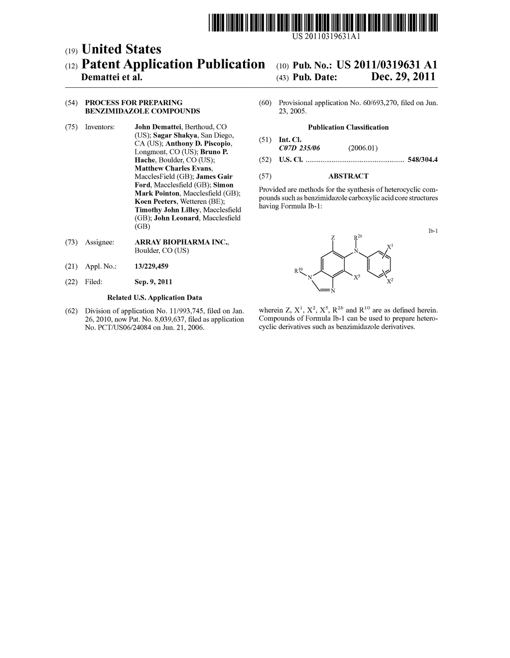 PROCESS FOR PREPARING BENZIMIDAZOLE COMPOUNDS - diagram, schematic, and image 01