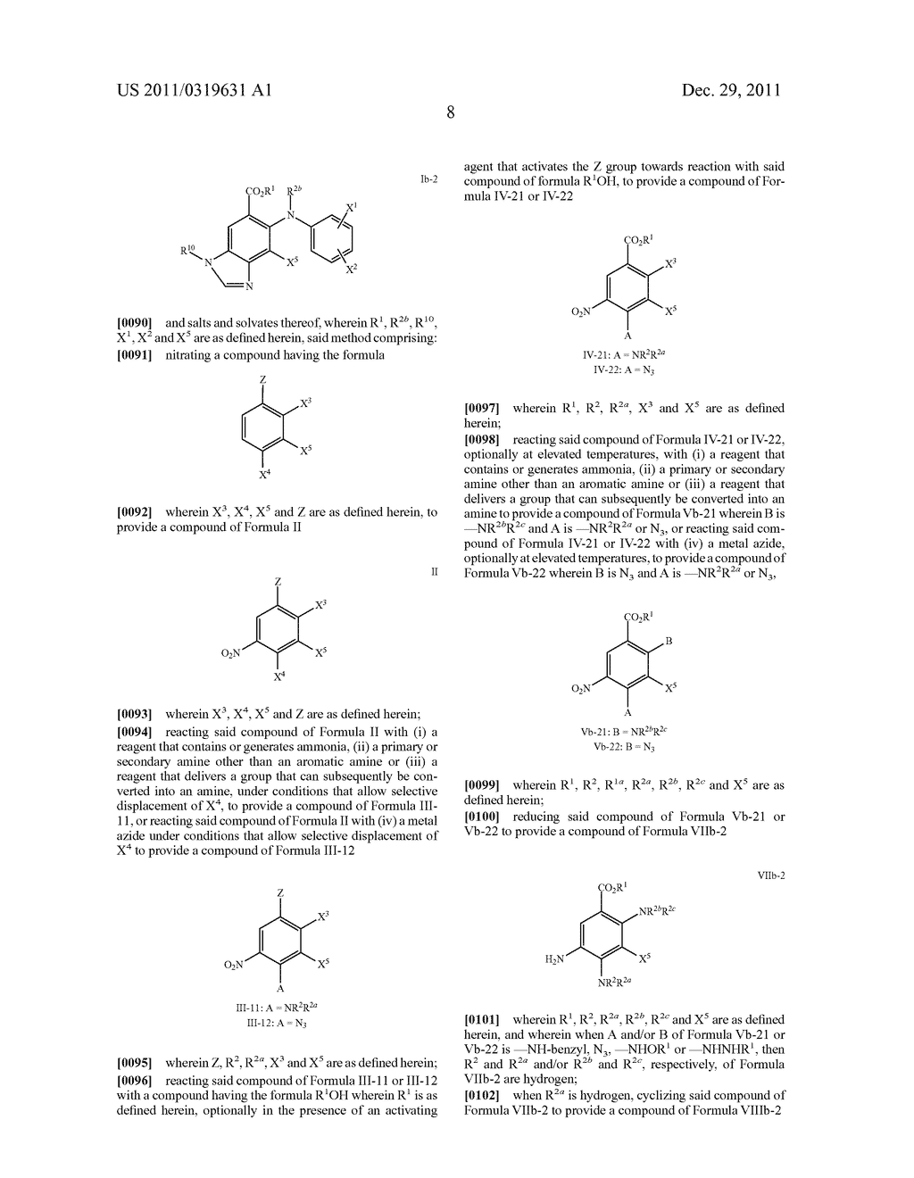 PROCESS FOR PREPARING BENZIMIDAZOLE COMPOUNDS - diagram, schematic, and image 19