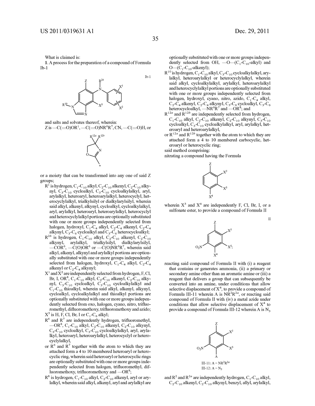 PROCESS FOR PREPARING BENZIMIDAZOLE COMPOUNDS - diagram, schematic, and image 46