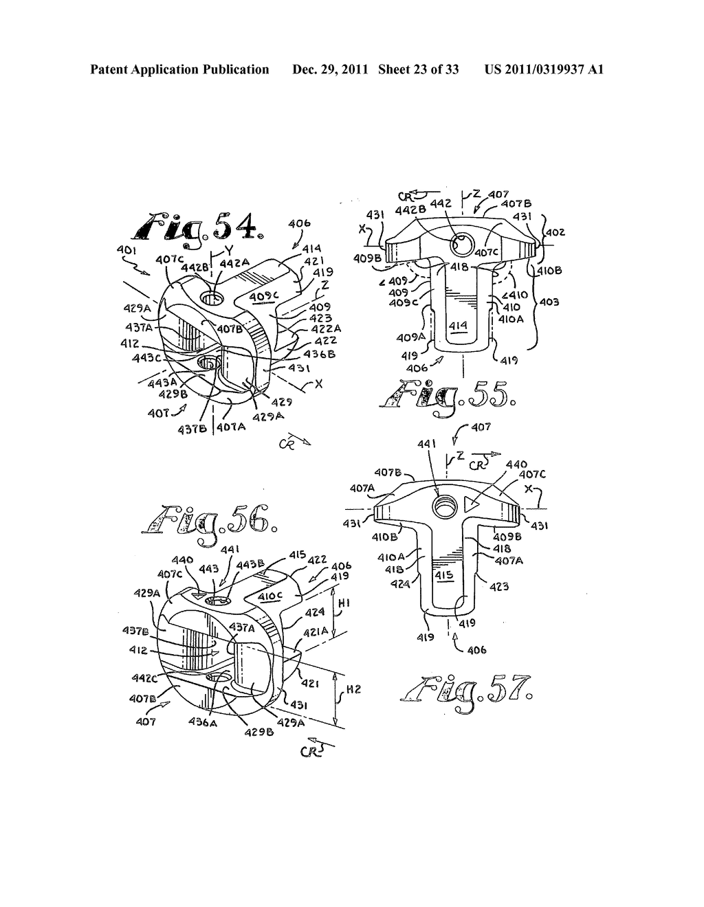 Side-loading interspinous process spacer an installation tool - diagram, schematic, and image 24