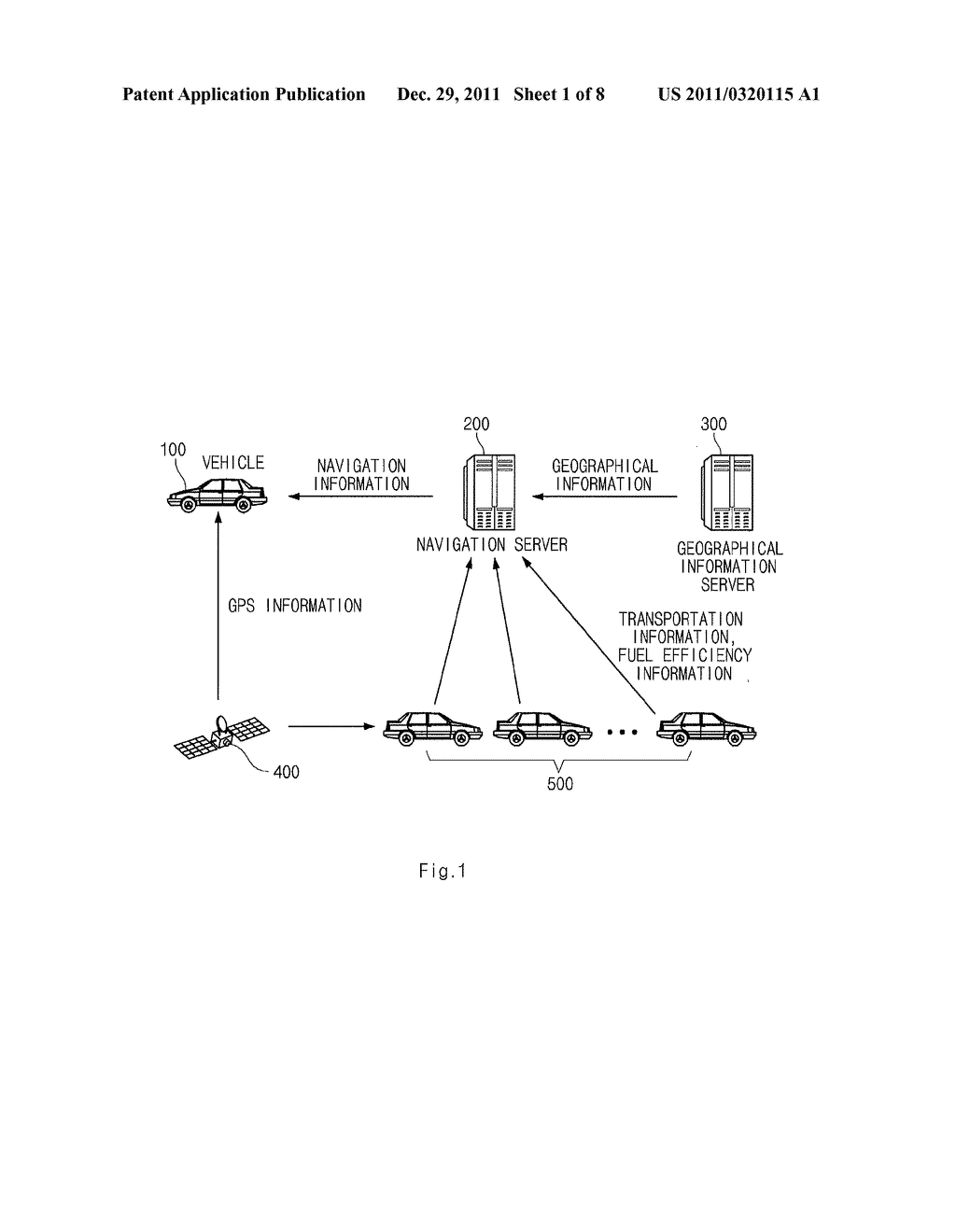 NAVIGATION SYSTEM FOR VEHICLE AND NAVIGATION SERVICE METHOD FOR THE SAME - diagram, schematic, and image 02