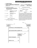 METHOD, DATA TRANSFER ARRANGEMENT, SERVER AND TERMINAL DEVICE FOR UPDATING     INFORMATION IN A TERMINAL DEVICE diagram and image