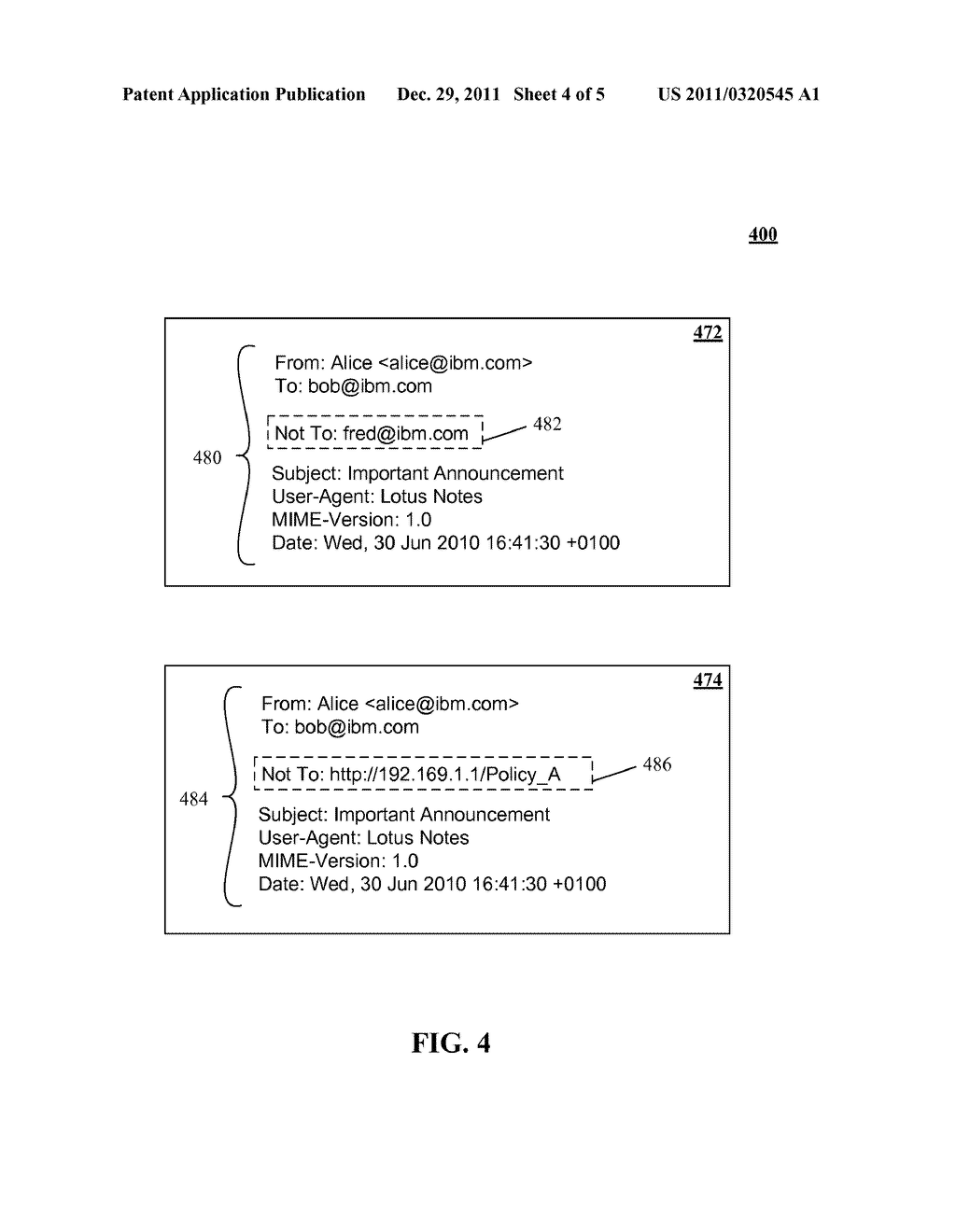 CONTROLLING EMAIL PROPAGATION WITHIN A SOCIAL NETWORK UTILIZING PROXIMITY     RESTRICTIONS - diagram, schematic, and image 05