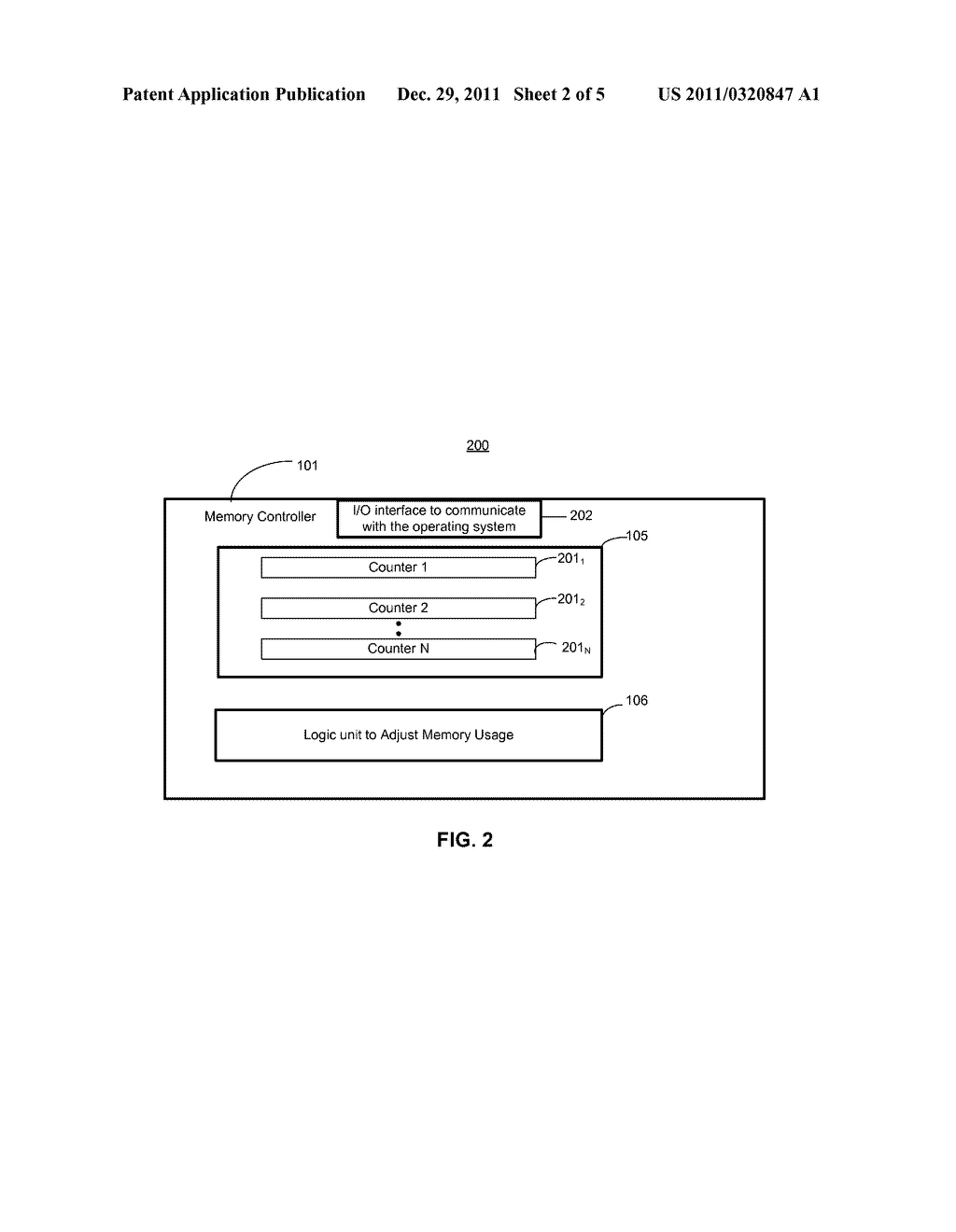 METHOD AND APPARATUS FOR REDUCING POWER CONSUMPTION FOR MEMORIES - diagram, schematic, and image 03