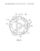 Disk chucking device and motor apparatus using the same diagram and image