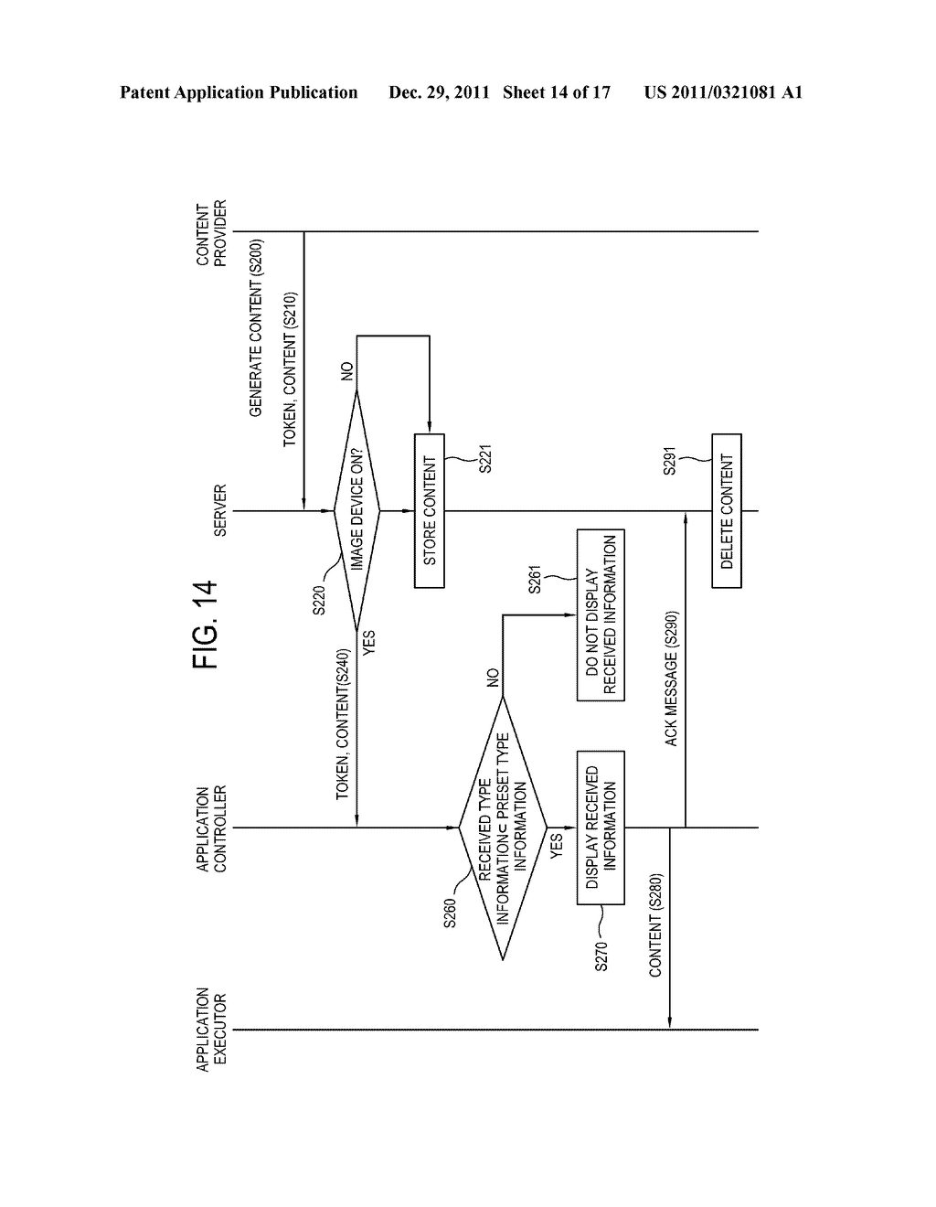 IMAGE DEVICE, RECEIVING METHOD OF CONTENTS, SERVER AND PROVIDING METHOD OF     CONTENTS - diagram, schematic, and image 15