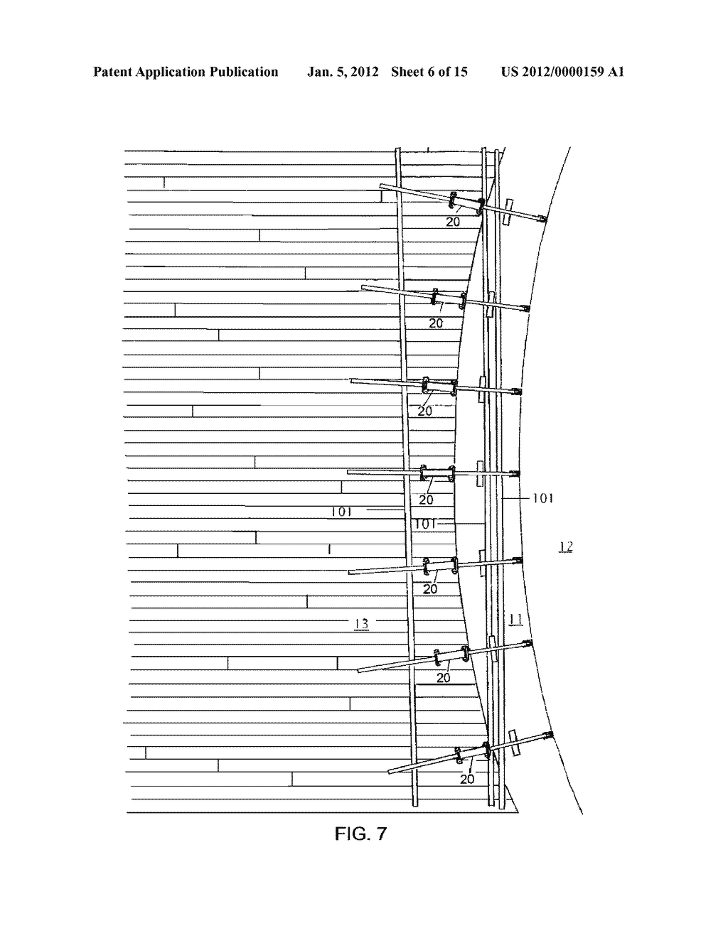 Machine and Method for Installing Curved Hardwood Flooring - diagram, schematic, and image 07