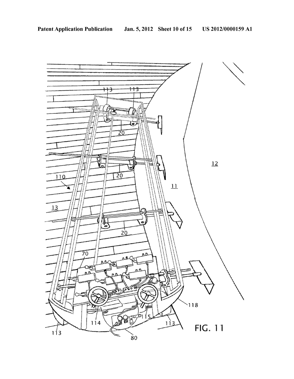 Machine and Method for Installing Curved Hardwood Flooring - diagram, schematic, and image 11