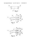 Method and apparatus for destructive opening cigarette packs diagram and image