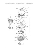 Mixing valve device switchable to different outlet diagram and image