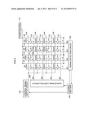 Radiation detecting element and radiographic imaging device diagram and image