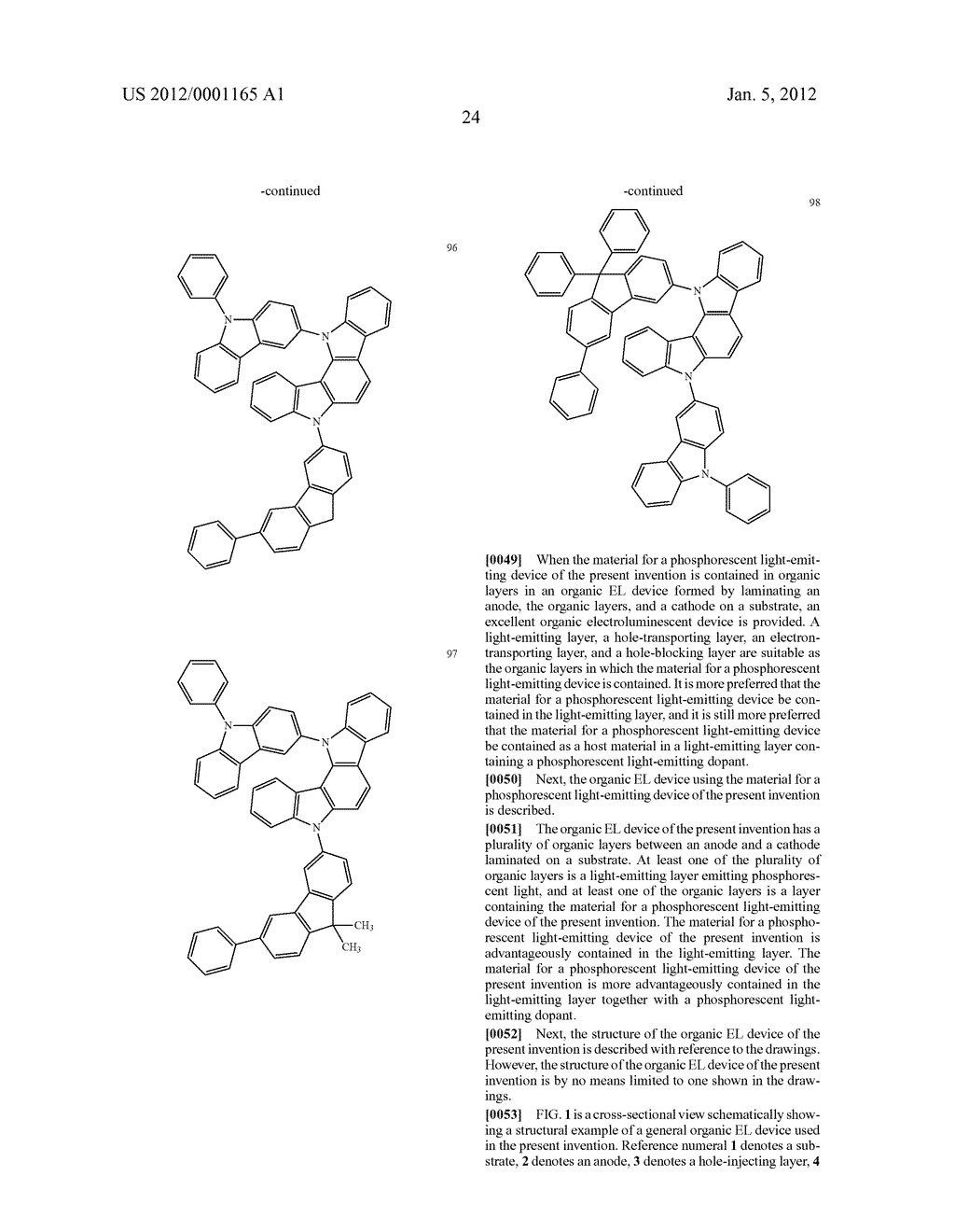 MATERIAL FOR PHOSPHORESCENT LIGHT-EMITTING ELEMENT AND ORGANIC     ELECTROLUMINESCENT ELEMENT USING SAME - diagram, schematic, and image 27