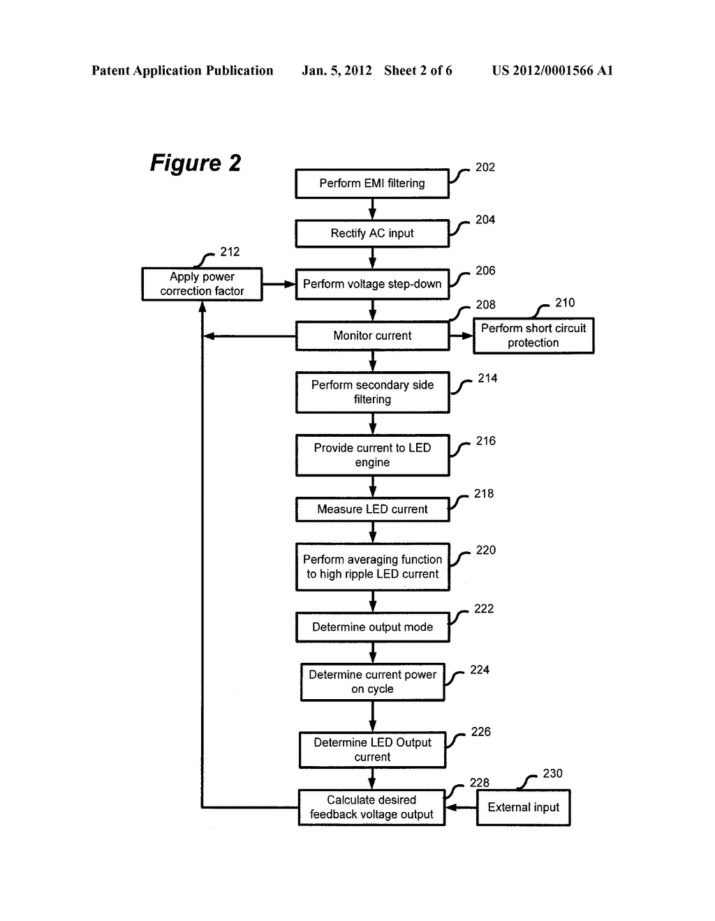 POWER SUPPLY FOR LIGHT EMITTING DIODE ROADWAY LIGHTING FIXTURE - diagram, schematic, and image 03