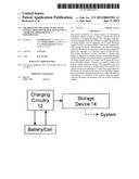 Method and Circuitry to Recover Energy from Discharge Signals of a     Charging Operation of a Battery/Cell diagram and image