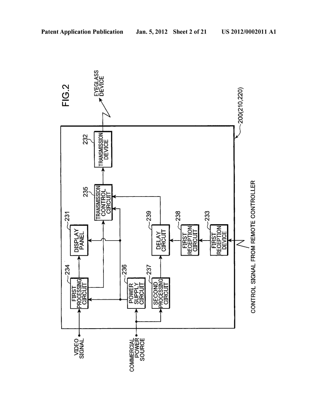 DISPLAY DEVICE AND VIDEO SYSTEM - diagram, schematic, and image 03