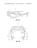 AMPHIBIOUS GLASSES AND TEMPLE ASSEMBLY FOR USE IN EYEGLASSES diagram and image