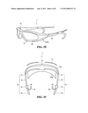 AMPHIBIOUS GLASSES AND TEMPLE ASSEMBLY FOR USE IN EYEGLASSES diagram and image