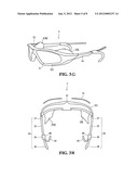 AMPHIBIOUS GLASSES AND TEMPLE ASSEMBLY FOR USE IN EYEGLASSES diagram and image