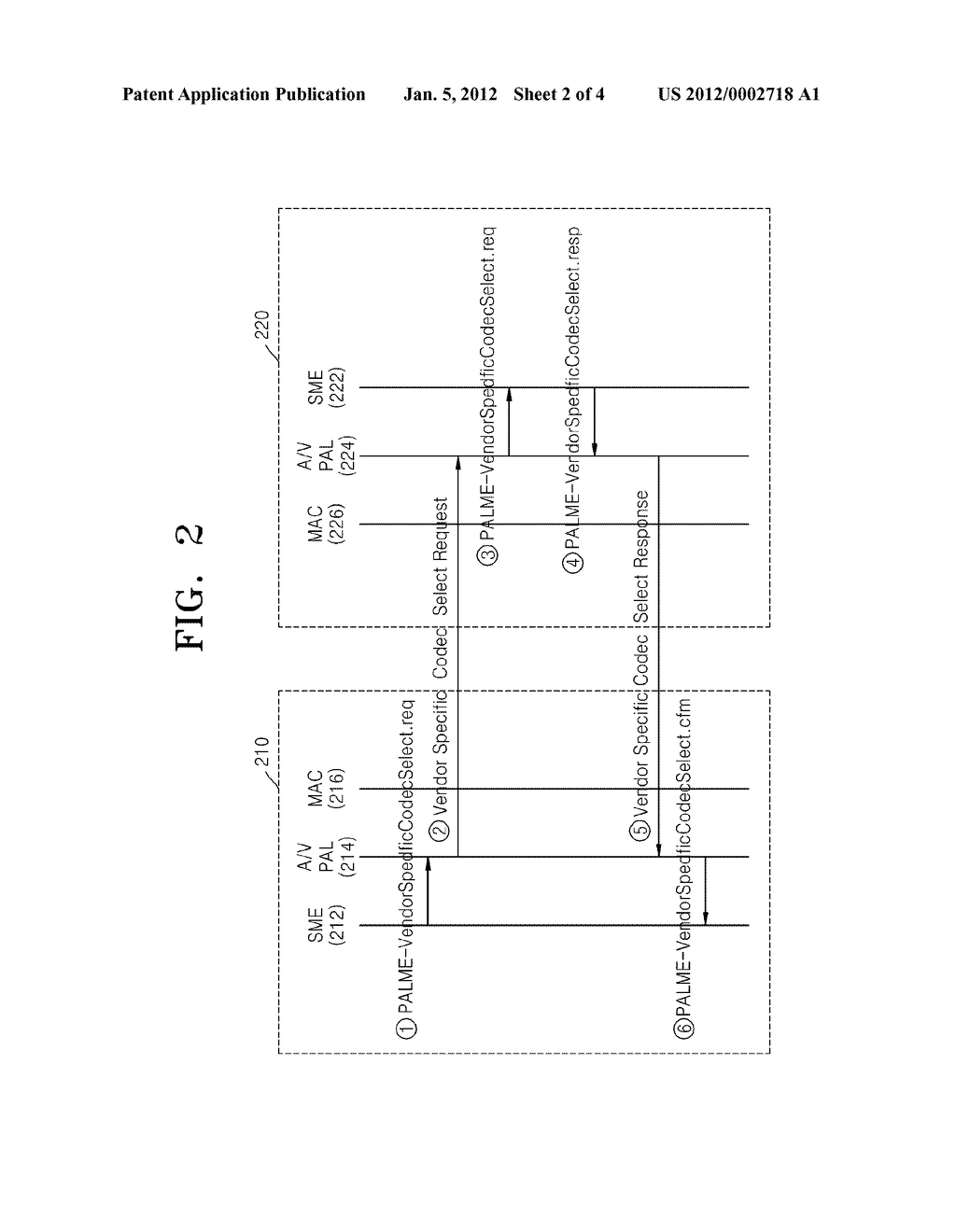 METHOD AND APPARATUS FOR SELECTING VIDEO CODEC TO  BE USED BETWEEN     STATIONS - diagram, schematic, and image 03