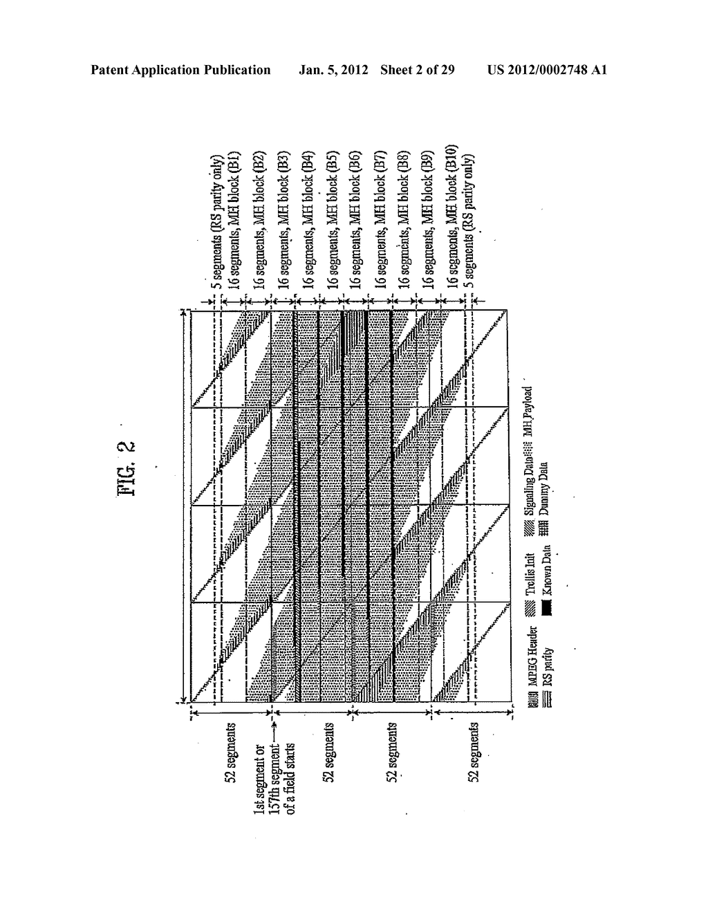 DIGITAL BROADCASTING SYSTEM AND METHOD OF PROCESSING DATA IN DIGITAL     BROADCASTING SYSTEM - diagram, schematic, and image 03