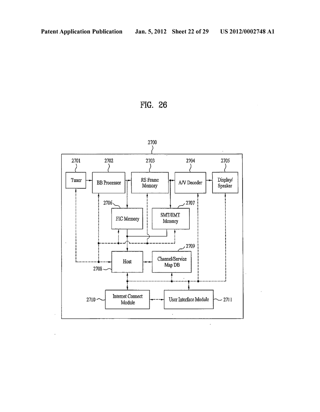 DIGITAL BROADCASTING SYSTEM AND METHOD OF PROCESSING DATA IN DIGITAL     BROADCASTING SYSTEM - diagram, schematic, and image 23