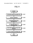 Non-transitory computer readable storage medium, marker creating     apparatus, restoration apparatus, and marker creating method diagram and image