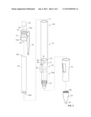 Writing Instrument With Removable Cartridge of Writing Material diagram and image