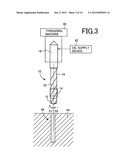 TAP WITH DRILL AND METHOD FOR CUTTING INTERNAL THREAD diagram and image