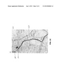 PRESENTATION OF A GENERATED ROUTE WITH A SPECIFIABLE ROAD diagram and image