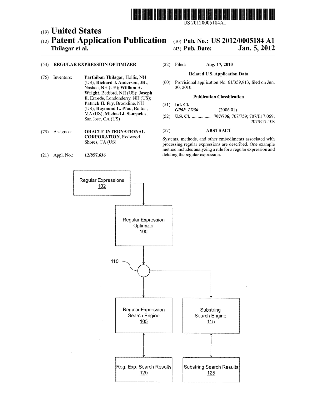 REGULAR EXPRESSION OPTIMIZER - diagram, schematic, and image 01