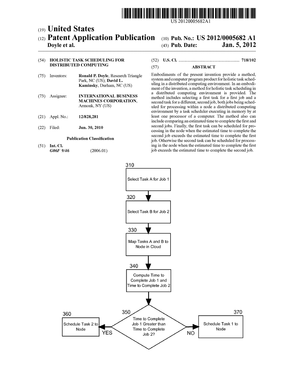 HOLISTIC TASK SCHEDULING FOR DISTRIBUTED COMPUTING - diagram, schematic, and image 01