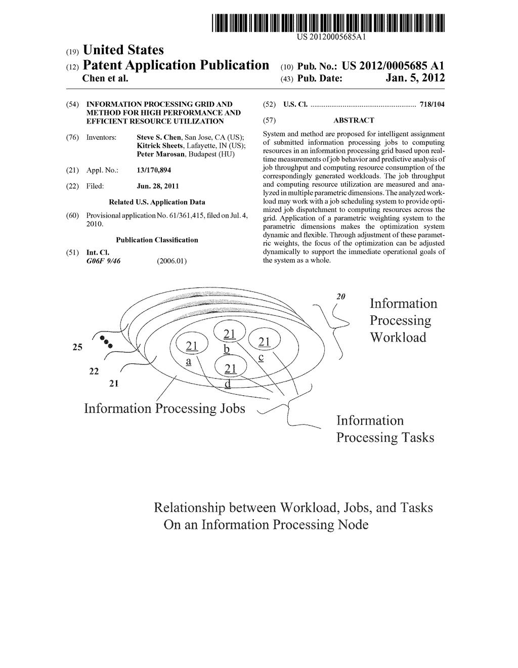 Information Processing Grid and Method for High Performance and Efficient     Resource Utilization - diagram, schematic, and image 01