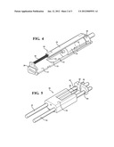 CHAMBER ADAPTOR INCORPORATED INTO A MODIFIED ACTION ASSEMBLY FOR     PERMITTING SUBSTITUTION OF A FIRST MANUFACTURER SPECIFIED CARTRIDGE FOR A     SECOND SUBSTITUTE CARTRIDGE diagram and image