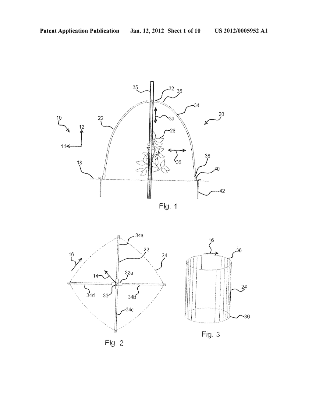 PROTECTIVE COLD FRAME FOR PLANTS - diagram, schematic, and image 02