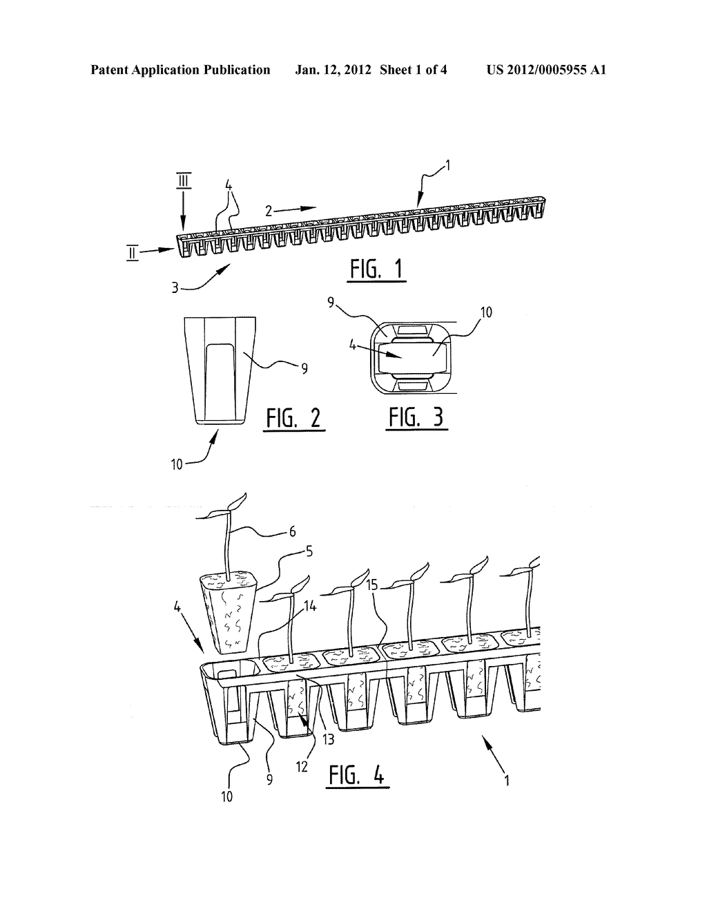 SYSTEM AND METHOD FOR TRANSFERRING AND SINGULARIZING PLANT MATERIAL IN A     CONTAINER, CONTAINER FOR PLANT MATERIAL, USE OF A CONTAINER FOR PLANT     MATERIAL - diagram, schematic, and image 02