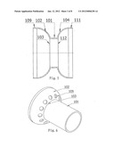 PULVERIZED COAL CONCENTRATOR AND PULVERIZED COAL BURNER INCLUDING THE     CONCENTRATOR diagram and image