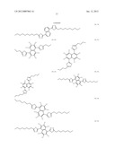 NOVEL LIQUID-CRYSTALLINE COMPOUND AND ORGANIC SEMICONDUCTOR DEVICE     CONTAINING THE COMPOUND diagram and image