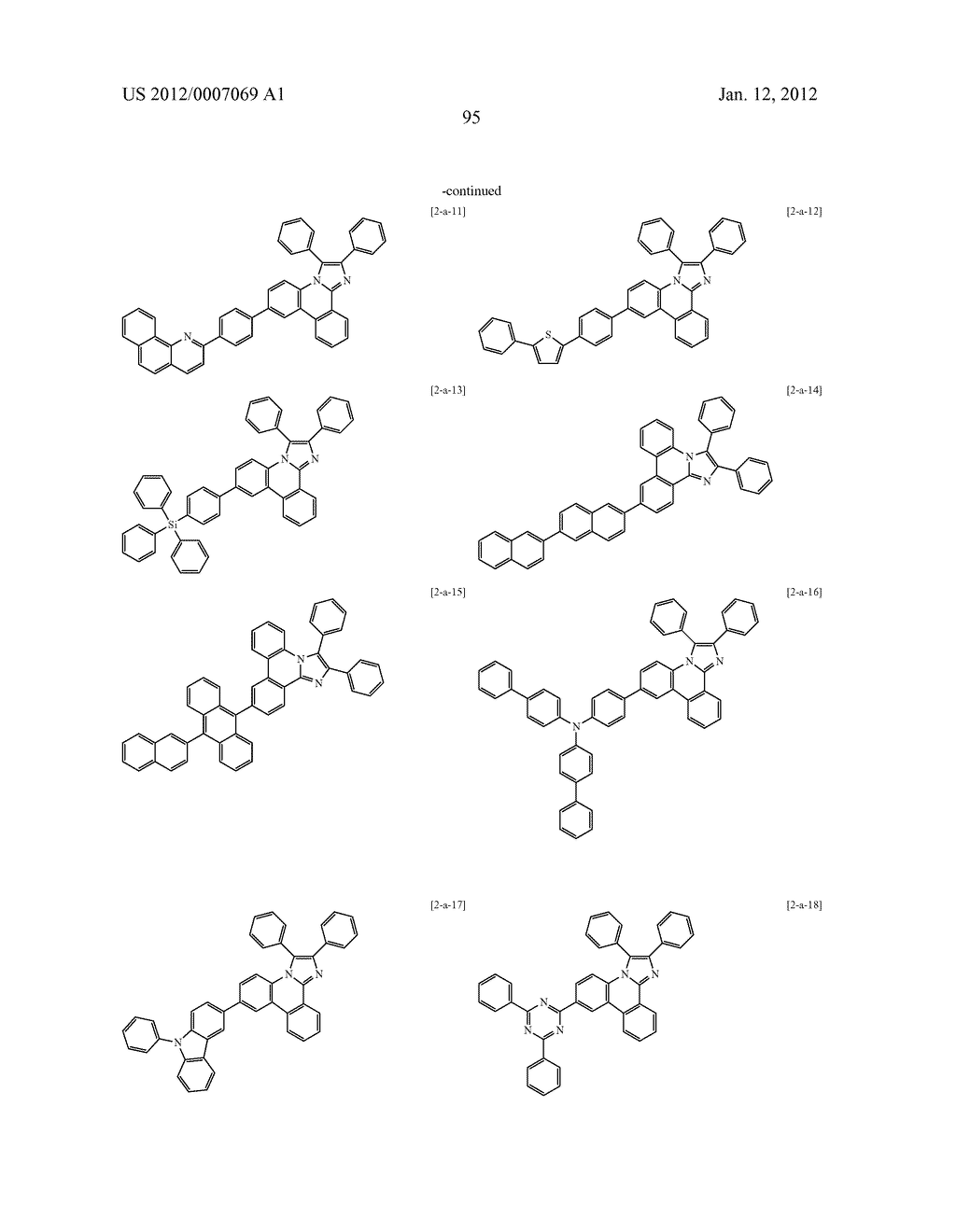 NOVEL NITROGEN-CONTAINING HETEROCYCLIC COMPOUND AND ORGANIC ELECTRONIC     DEVICE USING THE SAME - diagram, schematic, and image 111