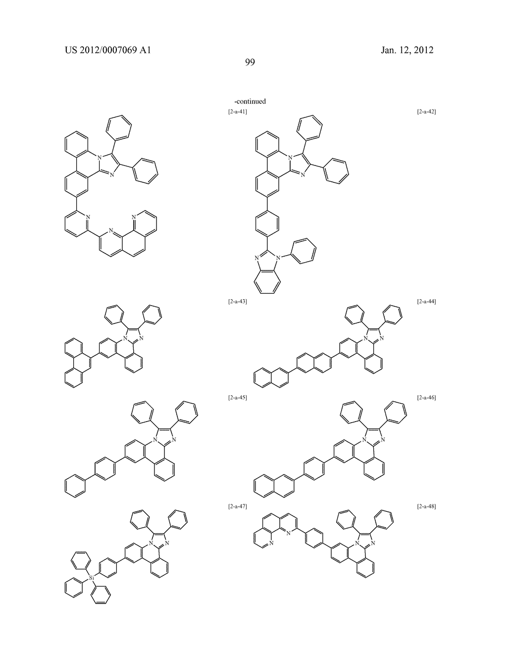 NOVEL NITROGEN-CONTAINING HETEROCYCLIC COMPOUND AND ORGANIC ELECTRONIC     DEVICE USING THE SAME - diagram, schematic, and image 115