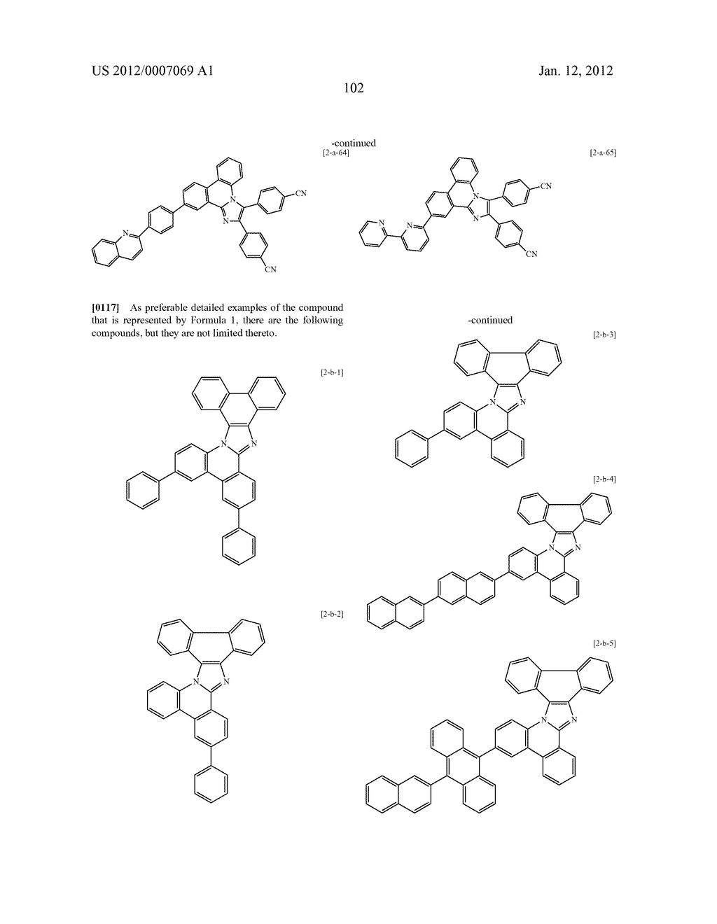 NOVEL NITROGEN-CONTAINING HETEROCYCLIC COMPOUND AND ORGANIC ELECTRONIC     DEVICE USING THE SAME - diagram, schematic, and image 118
