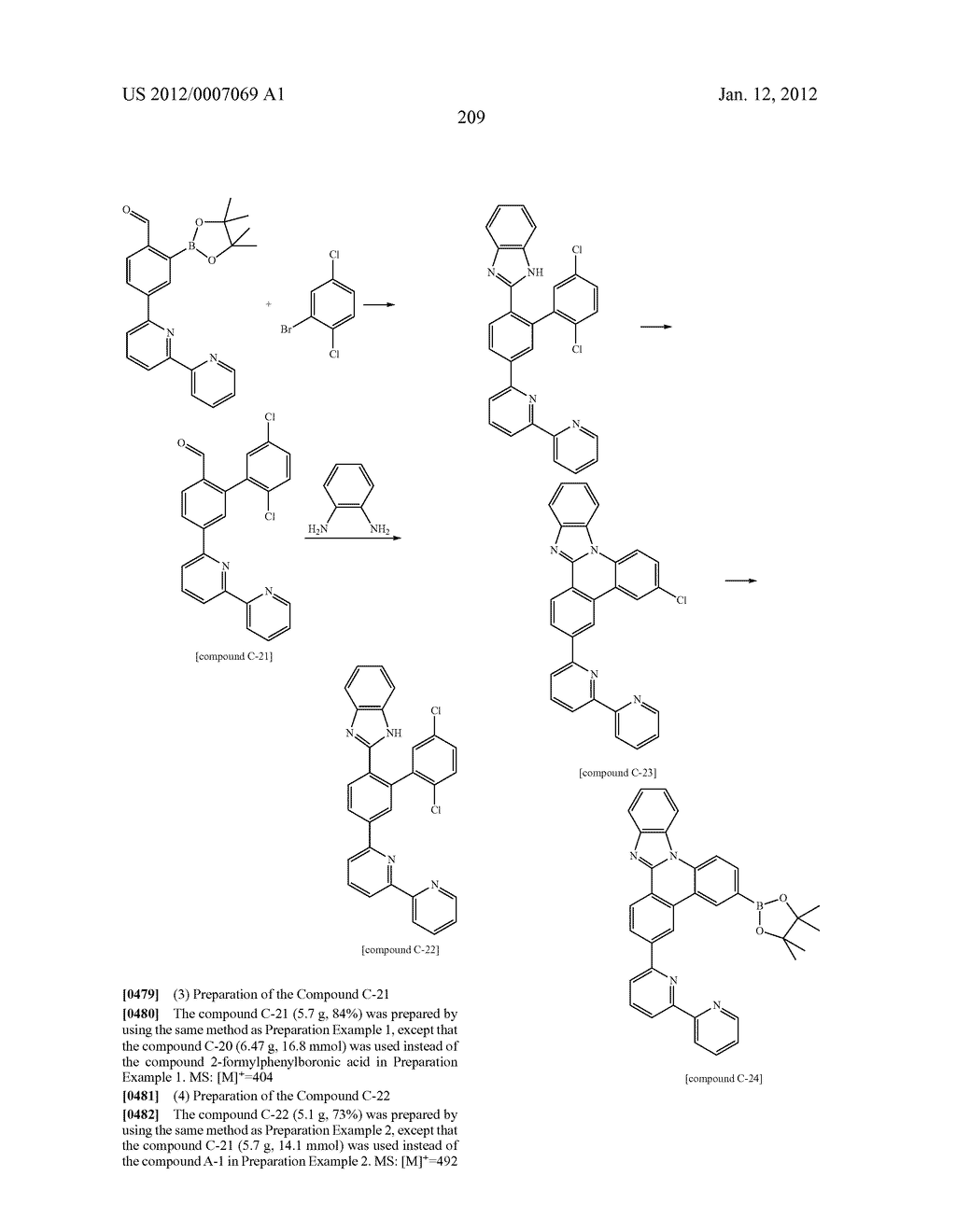 NOVEL NITROGEN-CONTAINING HETEROCYCLIC COMPOUND AND ORGANIC ELECTRONIC     DEVICE USING THE SAME - diagram, schematic, and image 225