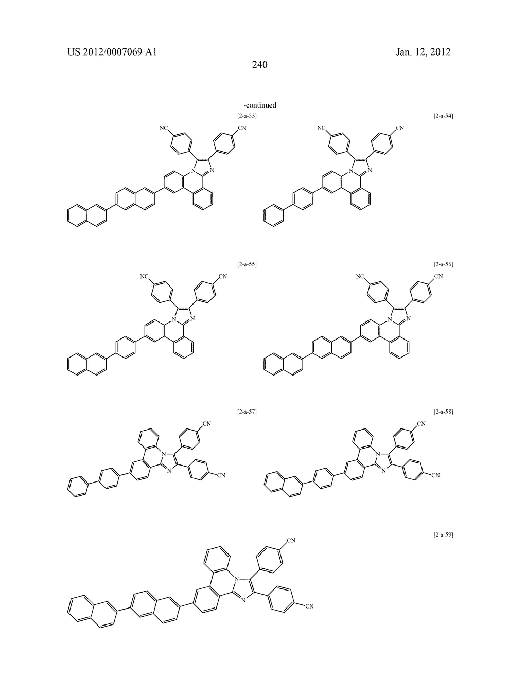 NOVEL NITROGEN-CONTAINING HETEROCYCLIC COMPOUND AND ORGANIC ELECTRONIC     DEVICE USING THE SAME - diagram, schematic, and image 256