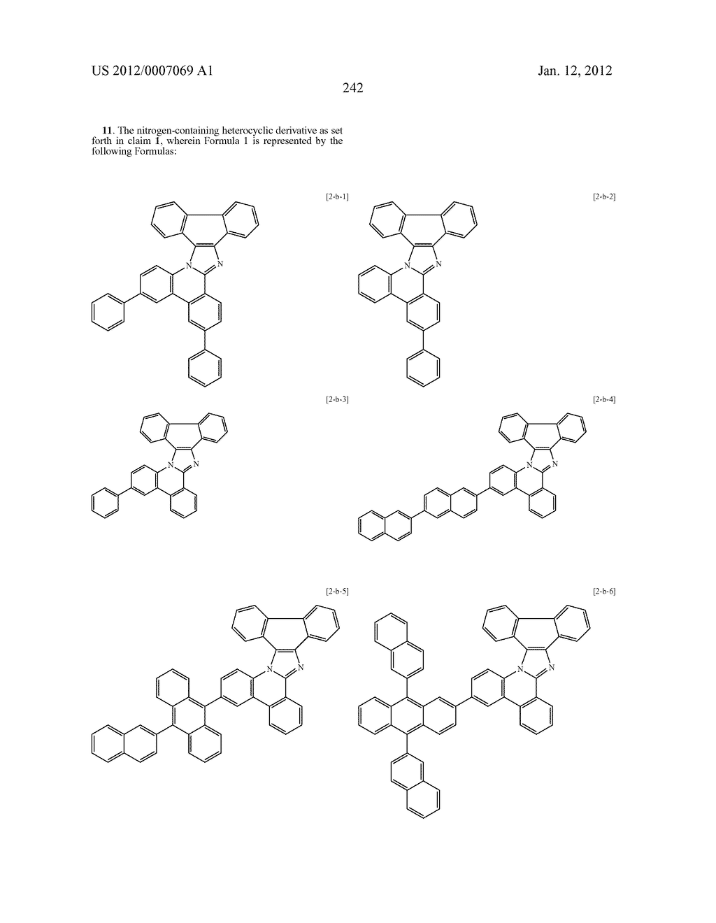 NOVEL NITROGEN-CONTAINING HETEROCYCLIC COMPOUND AND ORGANIC ELECTRONIC     DEVICE USING THE SAME - diagram, schematic, and image 258