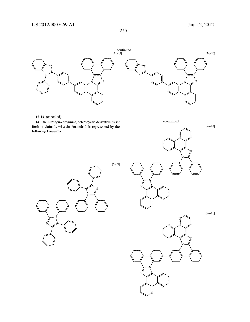 NOVEL NITROGEN-CONTAINING HETEROCYCLIC COMPOUND AND ORGANIC ELECTRONIC     DEVICE USING THE SAME - diagram, schematic, and image 266