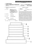 ORGANIC ELECTROLUMINESCENT DEVICE diagram and image