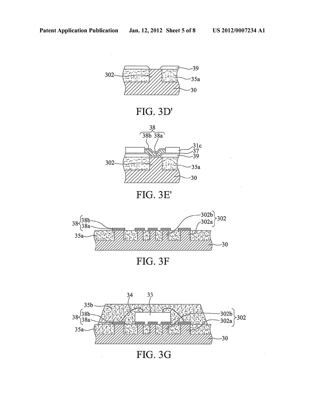 SEMICONDUCTOR PACKAGE WITHOUT CHIP CARRIER AND FABRICATION METHOD THEREOF - diagram, schematic, and image 06