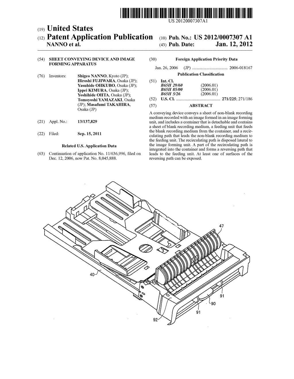 Sheet conveying device and image forming apparatus - diagram, schematic, and image 01