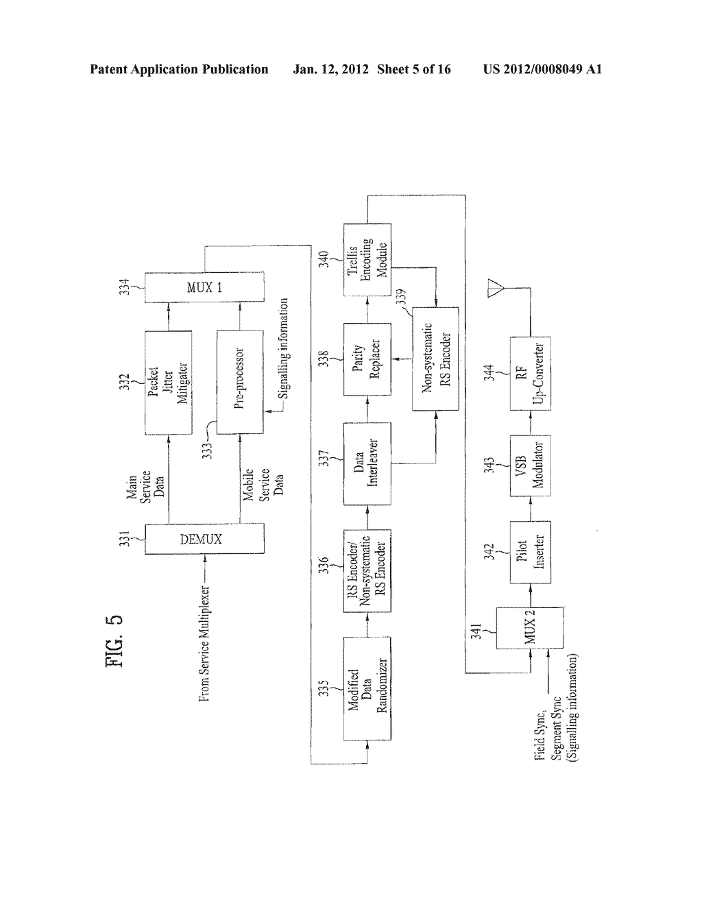 METHOD FOR TRANSMITTING/RECEIVING BROADCASTING SIGNAL AND BROADCASTING     SIGNAL RECEIVER - diagram, schematic, and image 06